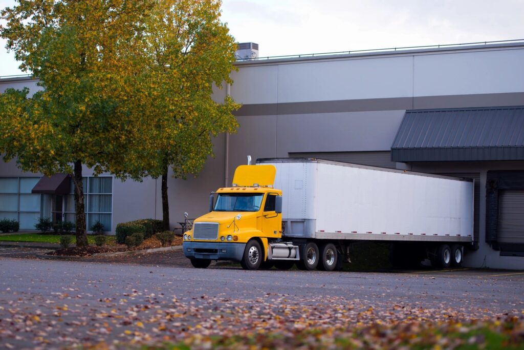 Truck in dock for carrier DOT Compliance Management Software